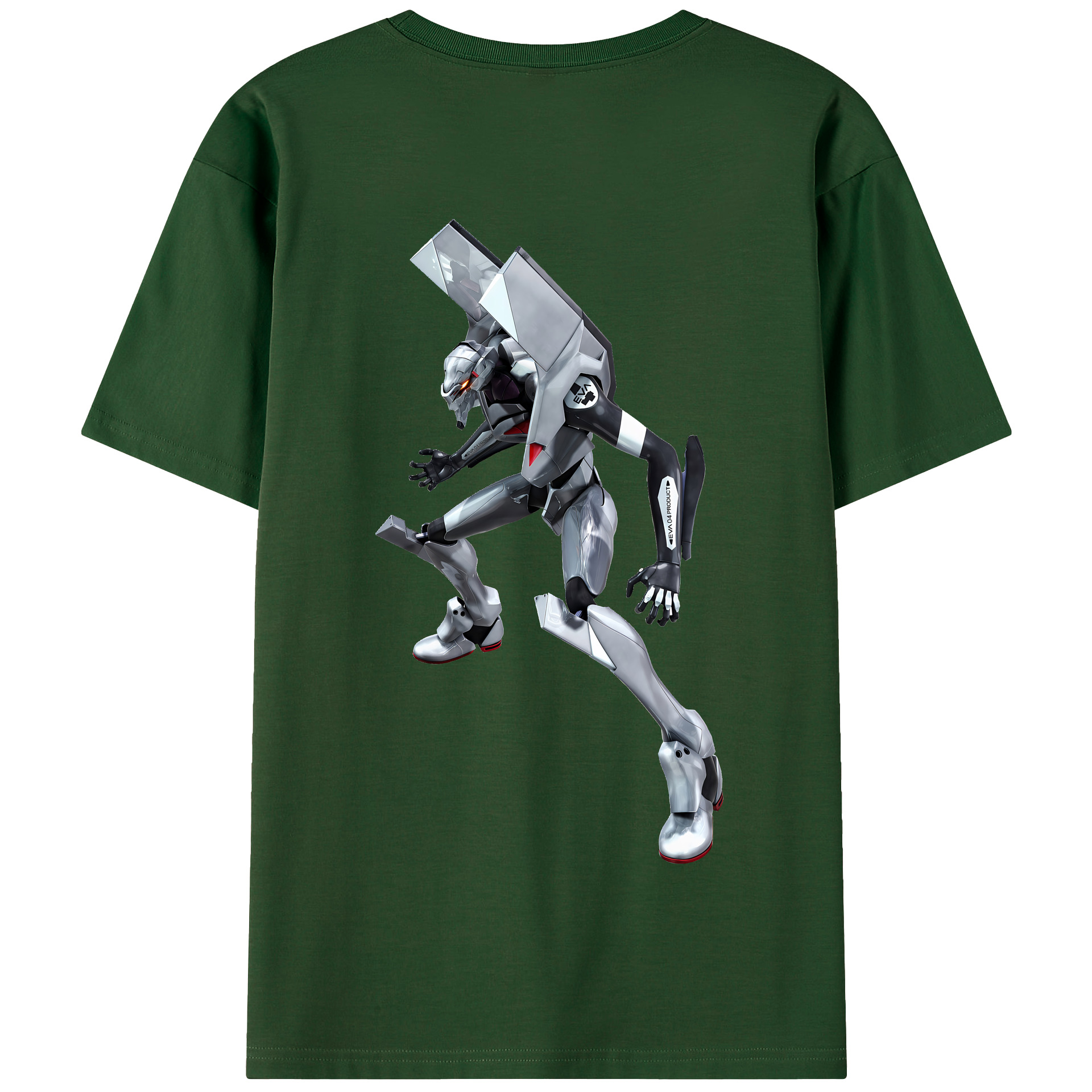 （画像用） EVA 新世紀エヴァンゲリオン 綿100％半袖Tシャツ（背面プリント）